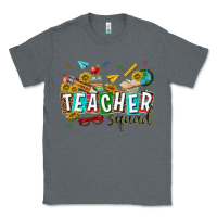 Charcoal Heather western teacher squad Classic Tee - texasbilliewilder