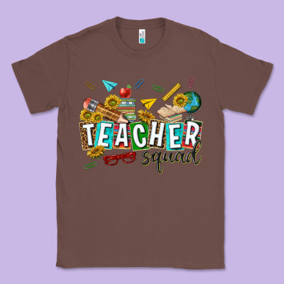 Classic Tee western teacher squad