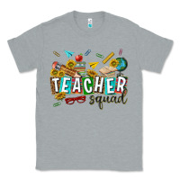 Heather Grey western teacher squad Classic Tee - texasbilliewilder