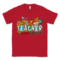 Red western teacher squad Classic Tee - texasbilliewilder