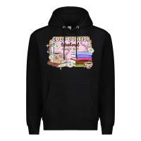 Black cozy bookish weekend ticket Premium Hoodie - MaliasSmallBusiness