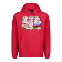 Cardinal cozy bookish weekend ticket Premium Hoodie - MaliasSmallBusiness