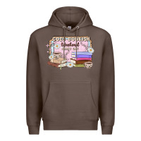 Coffee cozy bookish weekend ticket Premium Hoodie - MaliasSmallBusiness