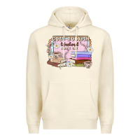 Sandshell cozy bookish weekend ticket Premium Hoodie - MaliasSmallBusiness