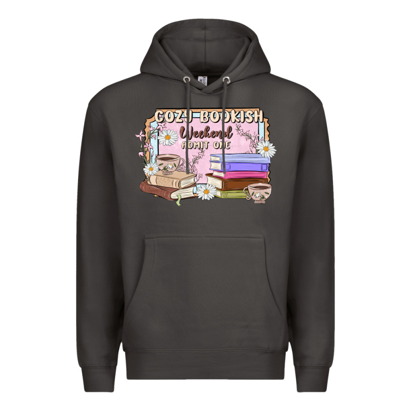 Cozy Bookish Weekend Ticket Premium Hoodie by MaliasSmallBusiness | Teevron