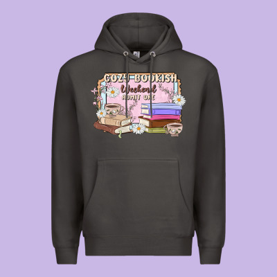Cozy Bookish Weekend Ticket Premium Hoodie Designed By Maliassmallbusiness