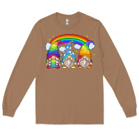 Toasted Coconut rainbow gnomes Long Sleeve Tee - Zillion Design Studio