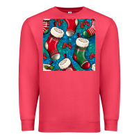 Cardinal christmas socks seamless pattern Premium Sweatshirt - BundleAndBundleShop