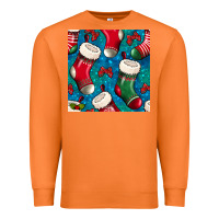 Carrot christmas socks seamless pattern Premium Sweatshirt - BundleAndBundleShop