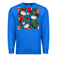 True Royal christmas socks seamless pattern Premium Sweatshirt - BundleAndBundleShop