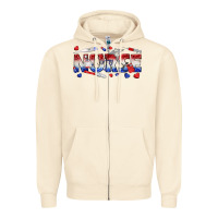 Sandshell american nurse Zipper Hoodie - texasbilliewilder