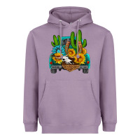 Lavender western truck Horseshoe Heavyweight Hoodie - HRA Design Shop