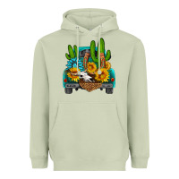 Matcha western truck Horseshoe Heavyweight Hoodie - HRA Design Shop