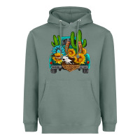 Sage western truck Horseshoe Heavyweight Hoodie - HRA Design Shop
