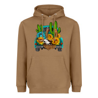 Toasted Coconut western truck Horseshoe Heavyweight Hoodie - HRA Design Shop