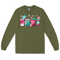 Army Green dentist coffee cups Long Sleeve Tee - texasbilliewilder