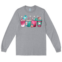 Heather Grey dentist coffee cups Long Sleeve Tee - texasbilliewilder