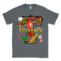 Charcoal Heather western teacher Classic Tee - texasbilliewilder