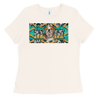 Bone english bulldog mom  license plate template Ladies Tee - BarkalooDesign