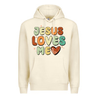 Sandshell jesus loves me Premium Hoodie - MaliasSmallBusiness