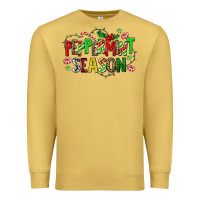 Antique Gold peppermint season Premium Sweatshirt - AdoDesignShop