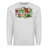 Dove Grey peppermint season Premium Sweatshirt - AdoDesignShop