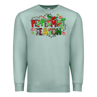 Seafoam peppermint season Premium Sweatshirt - AdoDesignShop