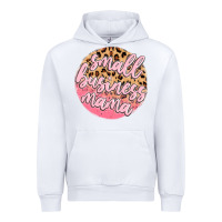 White small business mama Urban Hoodie - MaliasSmallBusiness