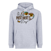 Heather Grey happy mother's day Heavyweight Hoodie - CowhideDigitalArt