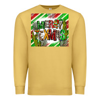 Antique Gold merry texmas  christmas Premium Sweatshirt - AdoDesignShop