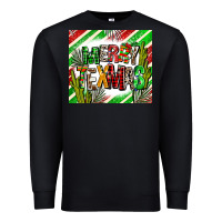Black merry texmas  christmas Premium Sweatshirt - AdoDesignShop
