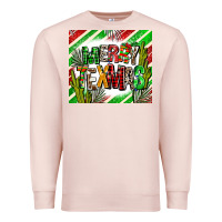 Pale Pink merry texmas  christmas Premium Sweatshirt - AdoDesignShop