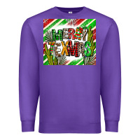 Purple merry texmas  christmas Premium Sweatshirt - AdoDesignShop