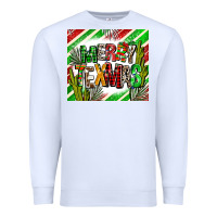 White merry texmas  christmas Premium Sweatshirt - AdoDesignShop