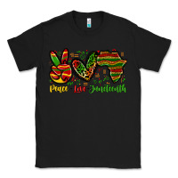 Black peace love juneteenth Classic Tee - Zillion Design Studio
