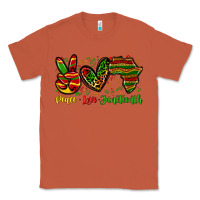 Copper peace love juneteenth Classic Tee - Zillion Design Studio