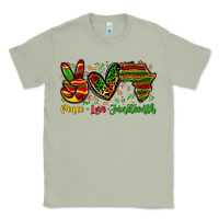 Matcha peace love juneteenth Classic Tee - Zillion Design Studio