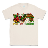 Natural peace love juneteenth Classic Tee - Zillion Design Studio
