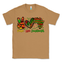 Toasted Coconut peace love juneteenth Classic Tee - Zillion Design Studio