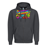 Smoke the future is queer Zipper Hoodie - Zillion Design Studio