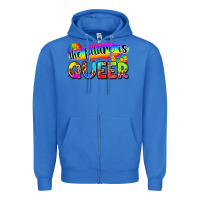 True Royal the future is queer Zipper Hoodie - Zillion Design Studio