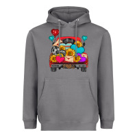 Storm western truck with heart Heavyweight Hoodie - HRA Design Shop
