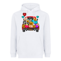 White western truck with heart Heavyweight Hoodie - HRA Design Shop