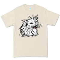 Bone Drawing Cat Premium Tee - RacoonDesign