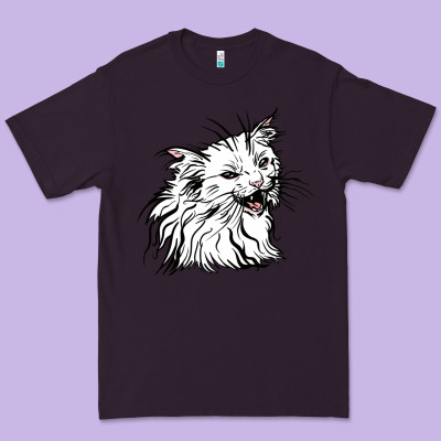 Drawing Cat Premium Tee Designed By Racoondesign