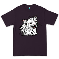 Plum Drawing Cat Premium Tee - RacoonDesign
