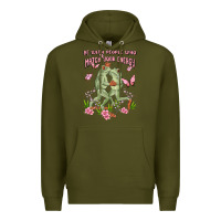 Army Green be with people who match your energy Premium Hoodie - MaliasSmallBusiness