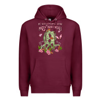 Burgundy be with people who match your energy Premium Hoodie - MaliasSmallBusiness
