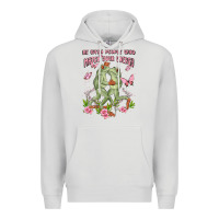 Dove Grey be with people who match your energy Premium Hoodie - MaliasSmallBusiness