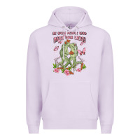 Lilac be with people who match your energy Premium Hoodie - MaliasSmallBusiness